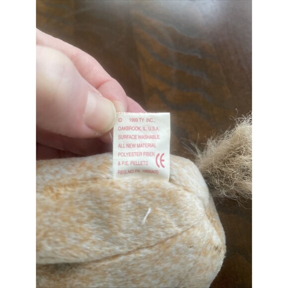 Ty Beanie Baby - GOATEE the Goat (8 Inch) Plush Stuffed Animal Toy - Picture 11 of 13